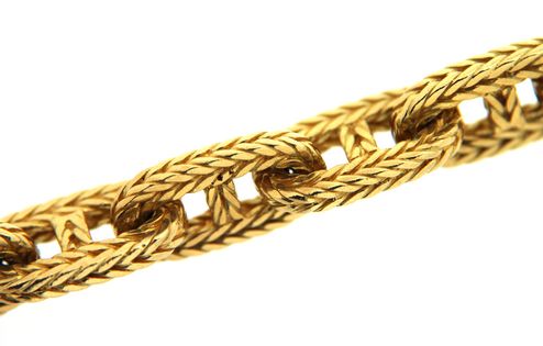  Vintage chain bracelet in yellow gold - LUSSO ITALIANO