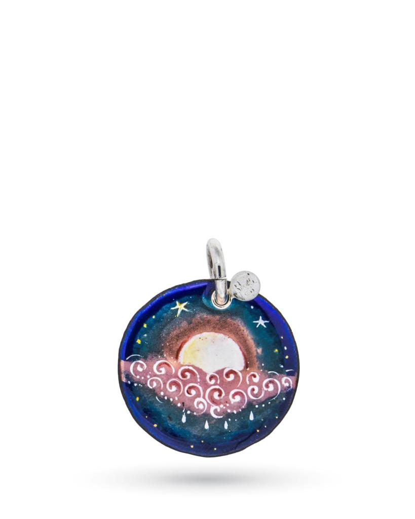 Ciondolo Gabriella Rivalta Plenilunio Mini rame argento - GABRIELLA RIVALTA