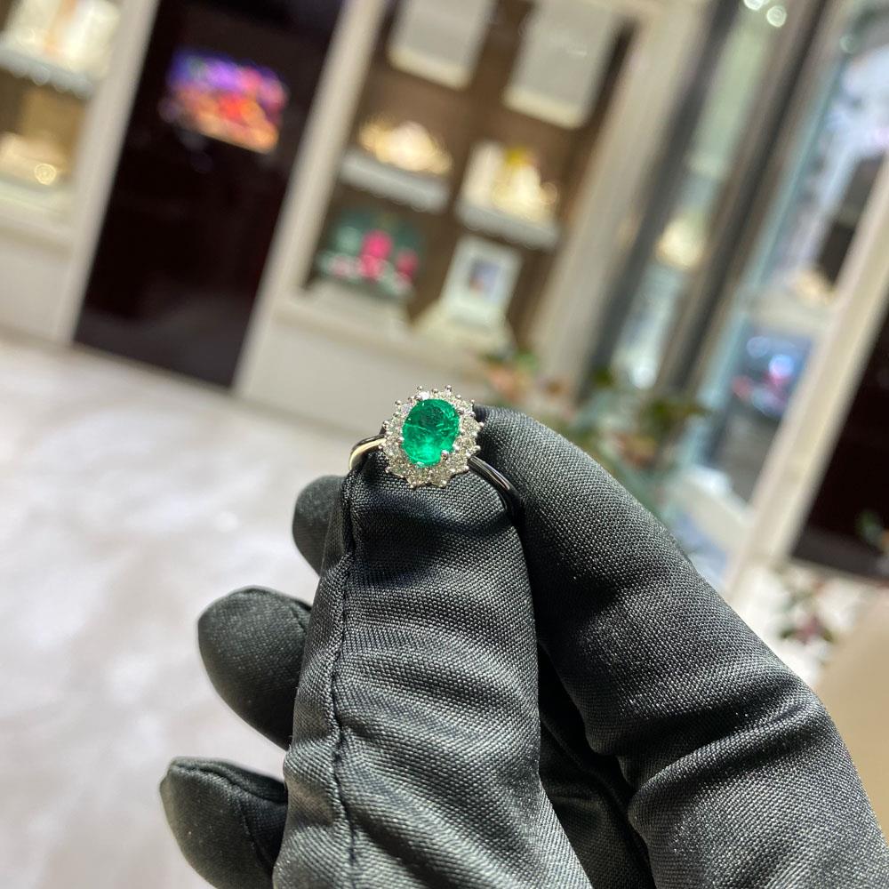  Anello con smeraldo 1,05ct e diamanti Mirco Visconti - MIRCO VISCONTI