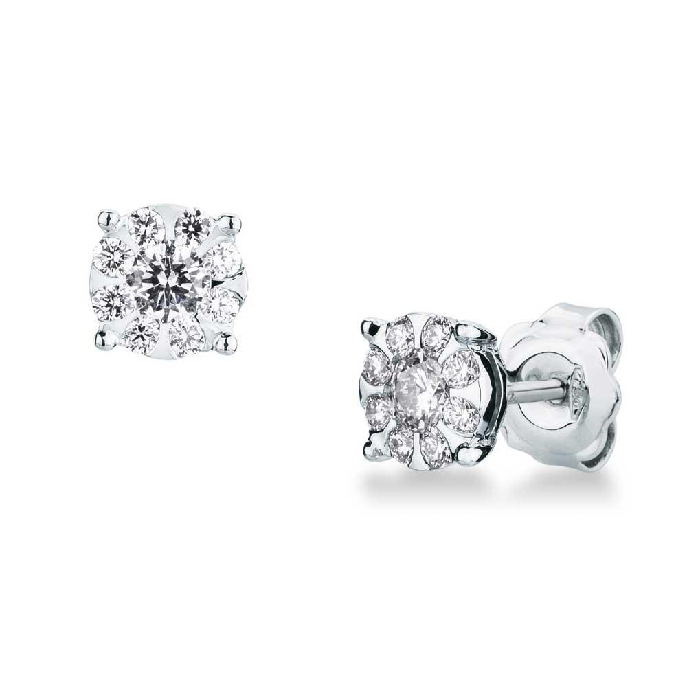 Orecchini oro bianco diamante multipietra 0,84ct Mirco Visconti - MIRCO VISCONTI