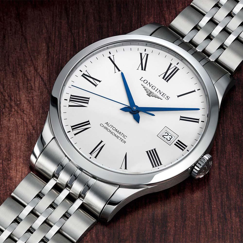  Longines Record L2.821.4.11.6 Automatic 40.00 mm - LONGINES