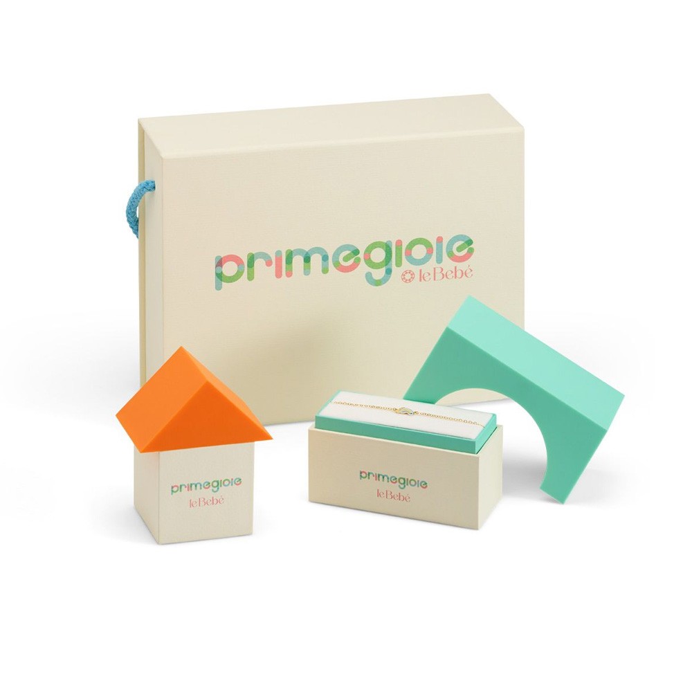  Ciondolo leBebe PMG146-P Toys Fiocco oro giallo - LE BEBE