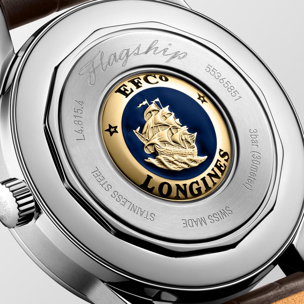  Longines Flagship L4.815.4.62.2 Moonphase 38.50 mm - LONGINES
