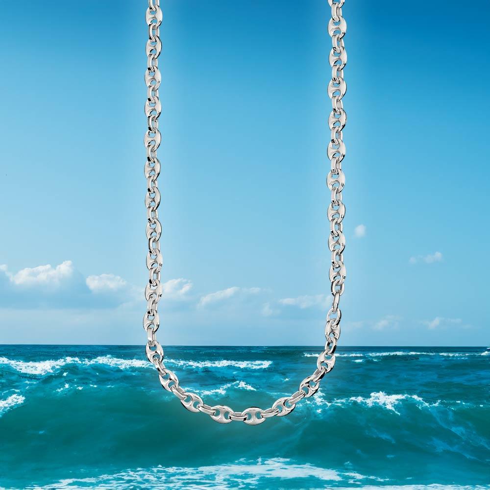  Dodo Mariani silver marine chain 50cm - DODO MARIANI