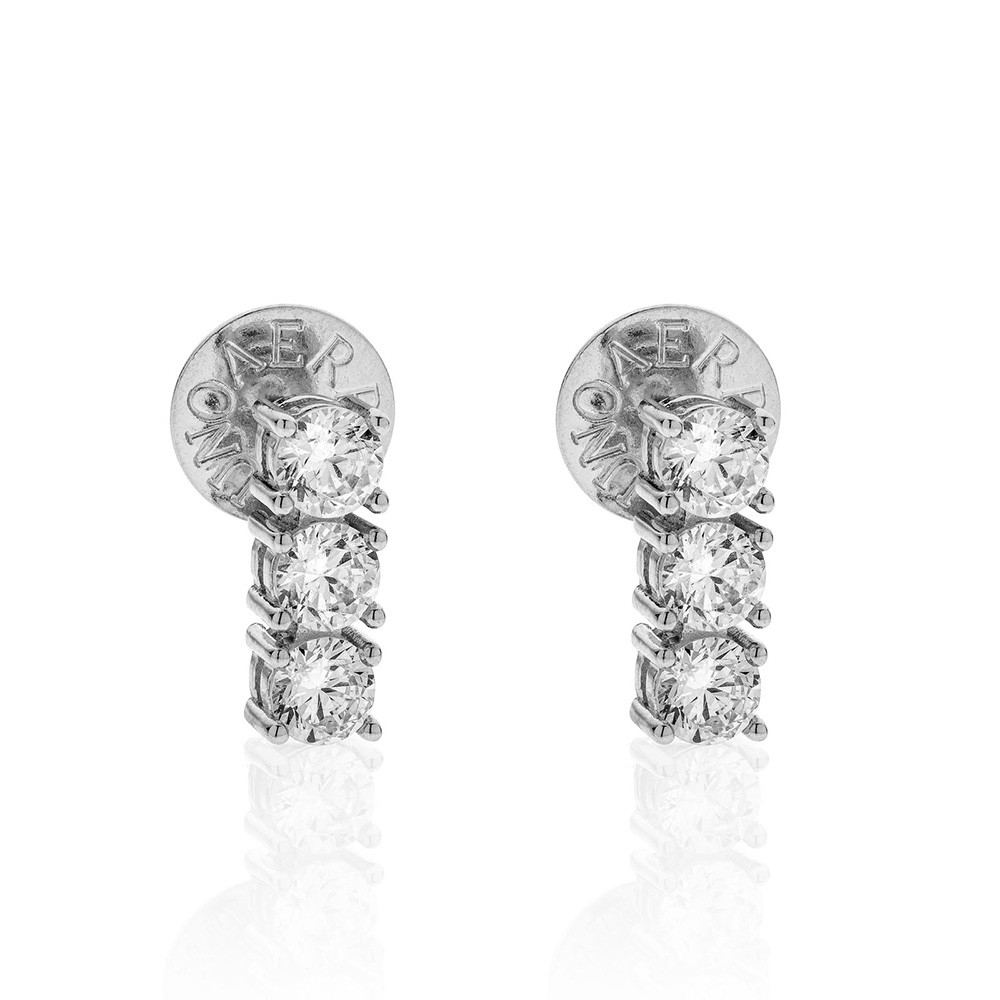 Orecchini Unoaerre 6069 Trilogy in argento - UNOAERRE