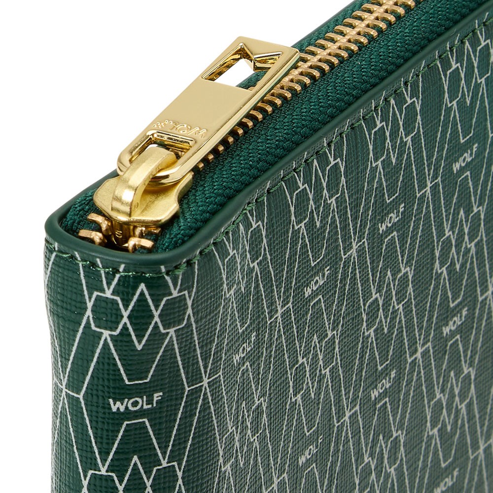  Wolf Zip Wallet - Green - WOLF