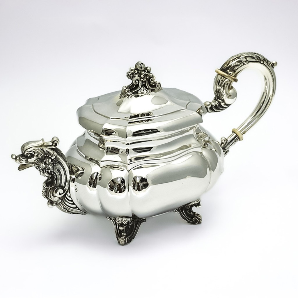  Three-piece 800 silver tea set, Cesa 1882 - CESA 1882