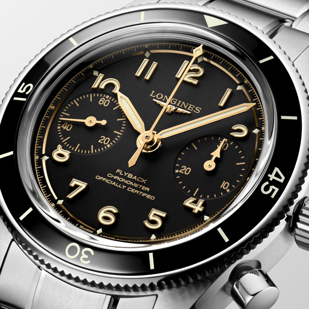  Longines Spirit Pilot Flyback L3.721.4.53.6 Automatico 39,50 mm - LONGINES