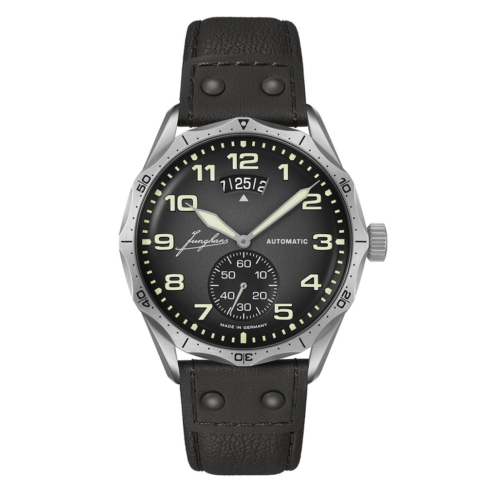 Junghans Meister Pilot Automatic 27-4490.00 Grigio scuro 32,7 mm - JUNGHANS