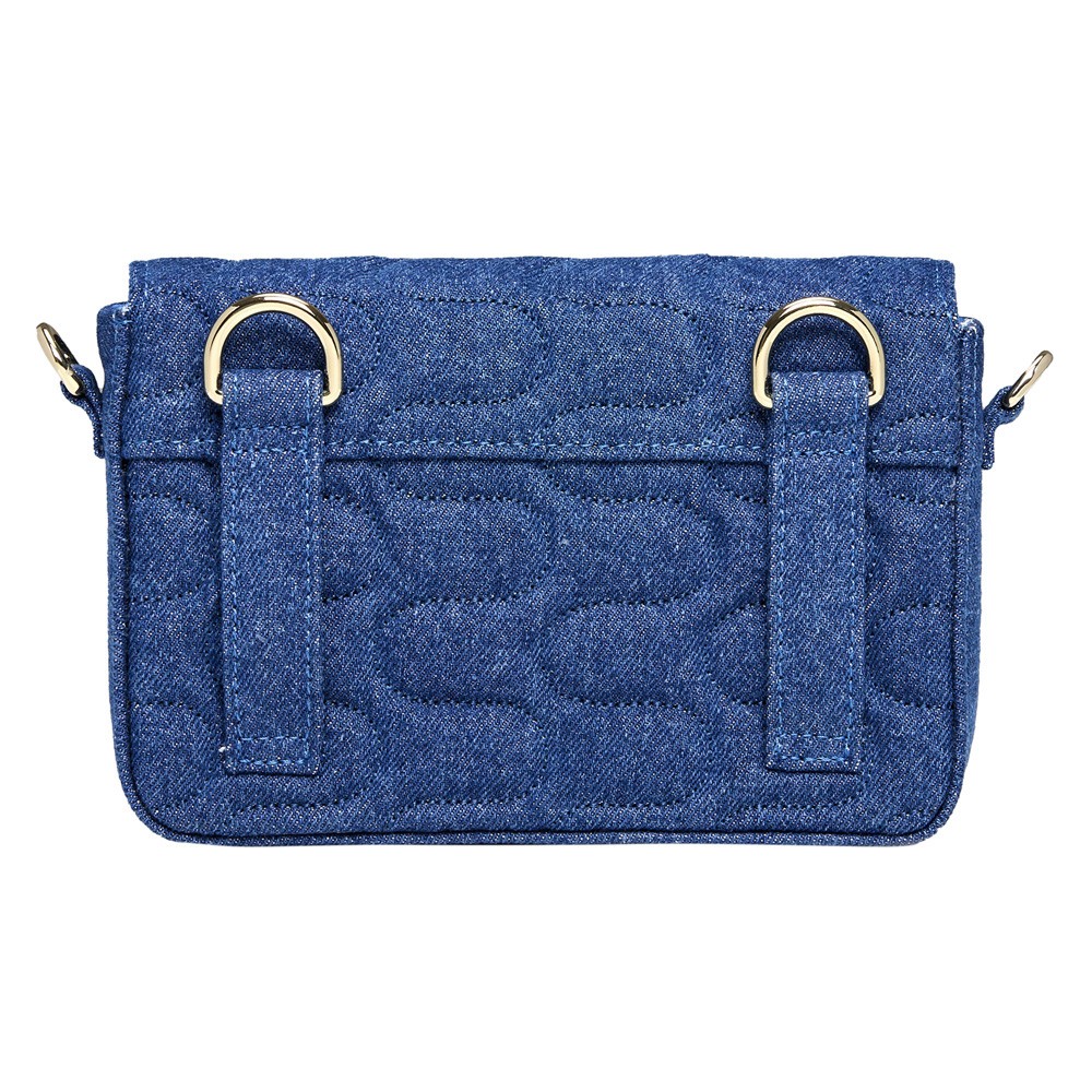  Borsa a tracolla con sciarpa - Denim - WOLF