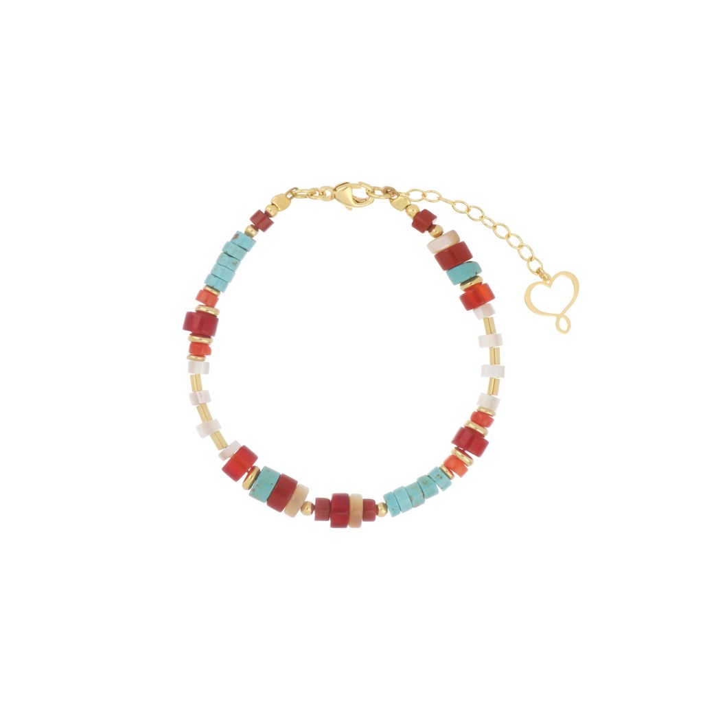 Bracciale Maman et Sophie BRUSA6ATDC Madreterra Argento 925 Dorato - MAMAN ET SOPHIE