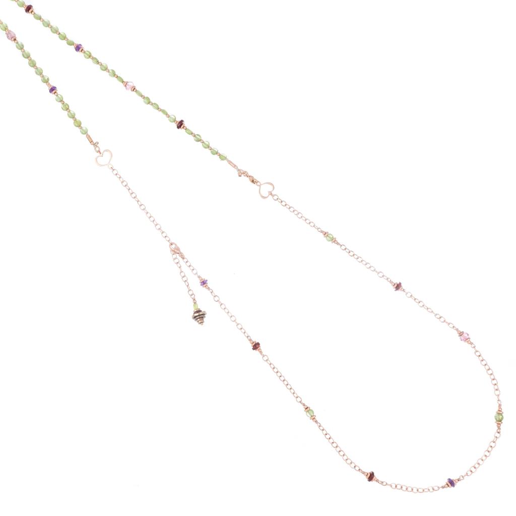 Collana doppia peridoto Maman et Sophie CLISFPR1 - MAMAN ET SOPHIE