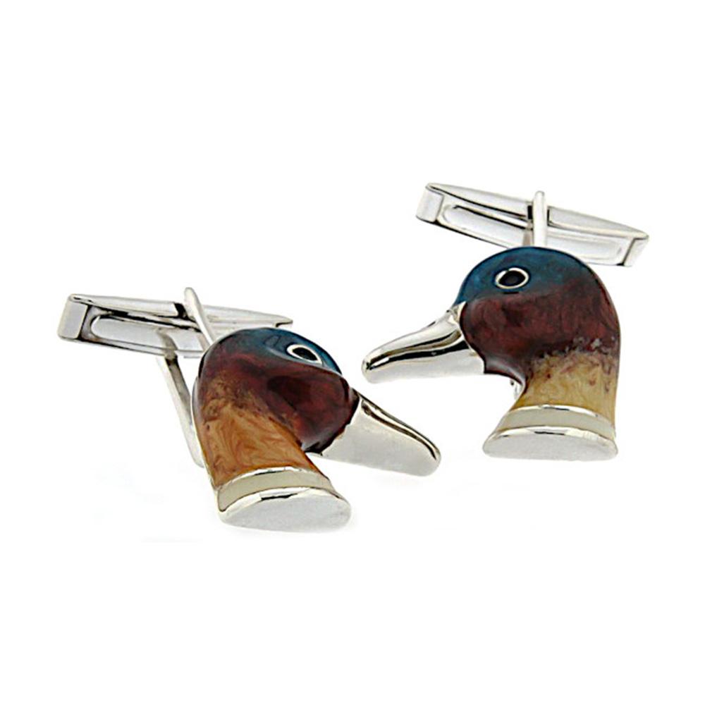  925 Silver Duck Cufflinks - Italian Craftsmanship - SATURNO