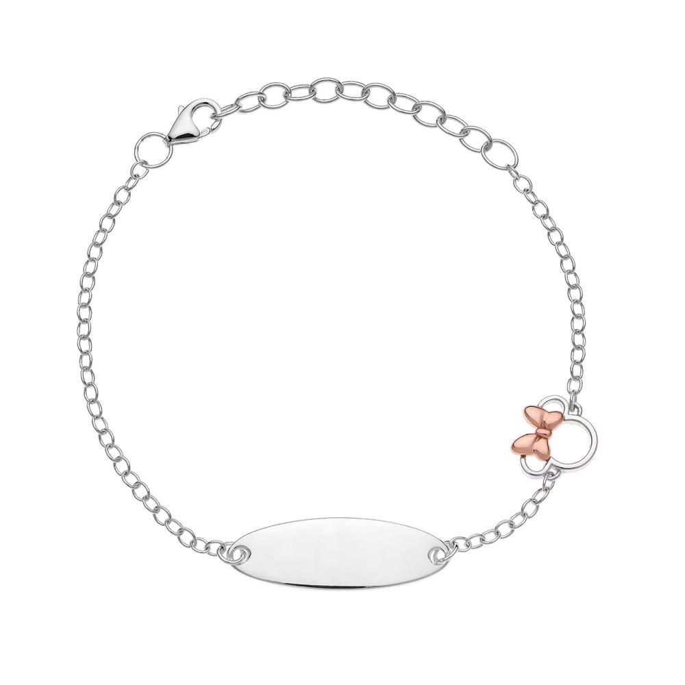 Disney Minnie silver bracelet rose gold bow - DISNEY