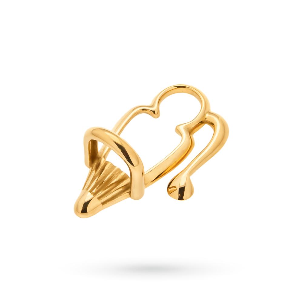  WithThee glasses holder in 18kt yellow gold - CICALA