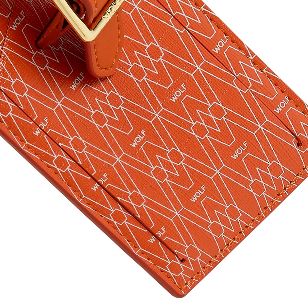  Wolf Luggage Tag - Orange - WOLF