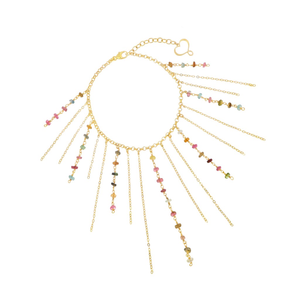 Bracciale Maman et Sophie BRFRA12CT7RT Woman In Chains Argento 925 Dorato - MAMAN ET SOPHIE