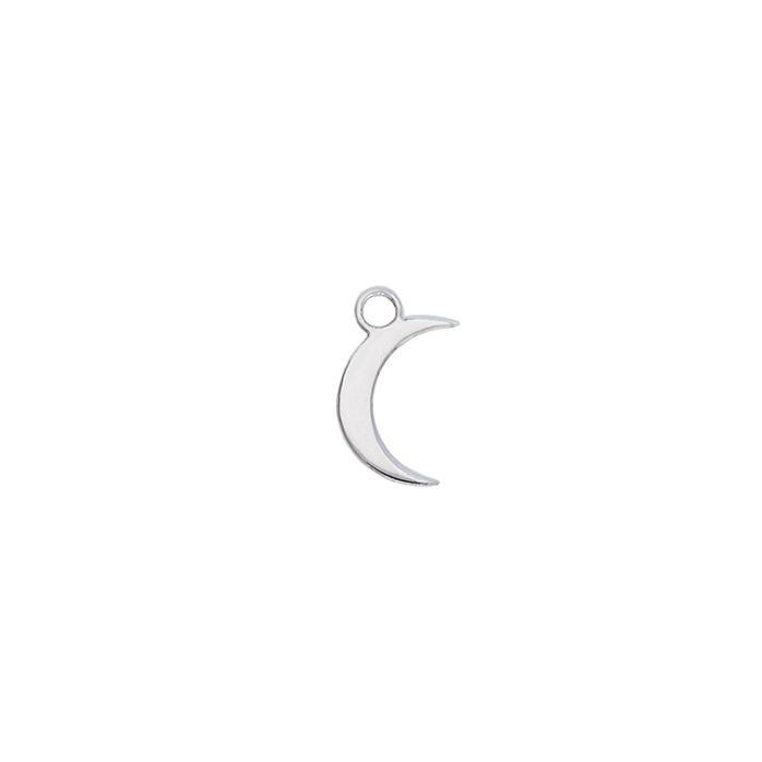 Charm luna oro bianco 18kt Luxury Piercing di Maman et Sophie - MAMAN ET SOPHIE