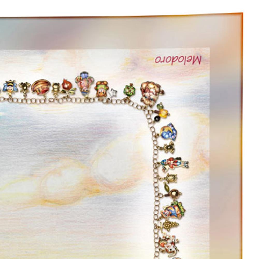  Foulard 100% seta Gabriella Rivalta Melodoro 90x90cm - GABRIELLA RIVALTA