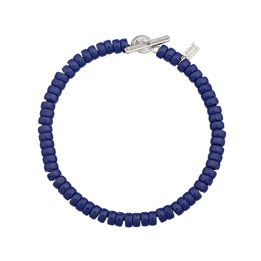 Bracciale Dodo Mariani Particelle Color Ceramica Blu 18cm - DODO MARIANI