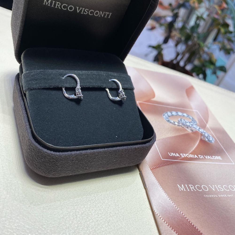  Orecchini monachella oro bianco diamanti ~0,71ct Mirco Visconti - MIRCO VISCONTI