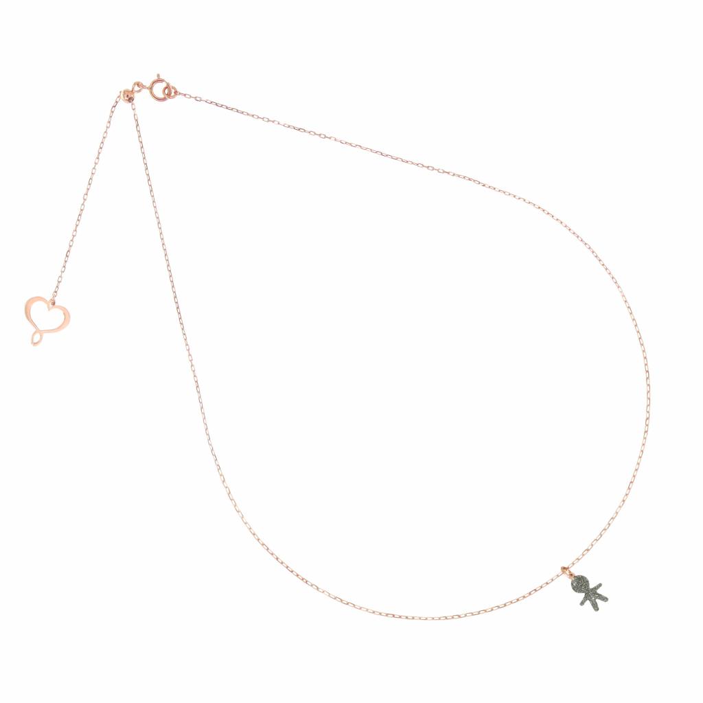 Girocollo bimbo polvere diamanti Maman et Sophie GHBAMYK - MAMAN ET SOPHIE