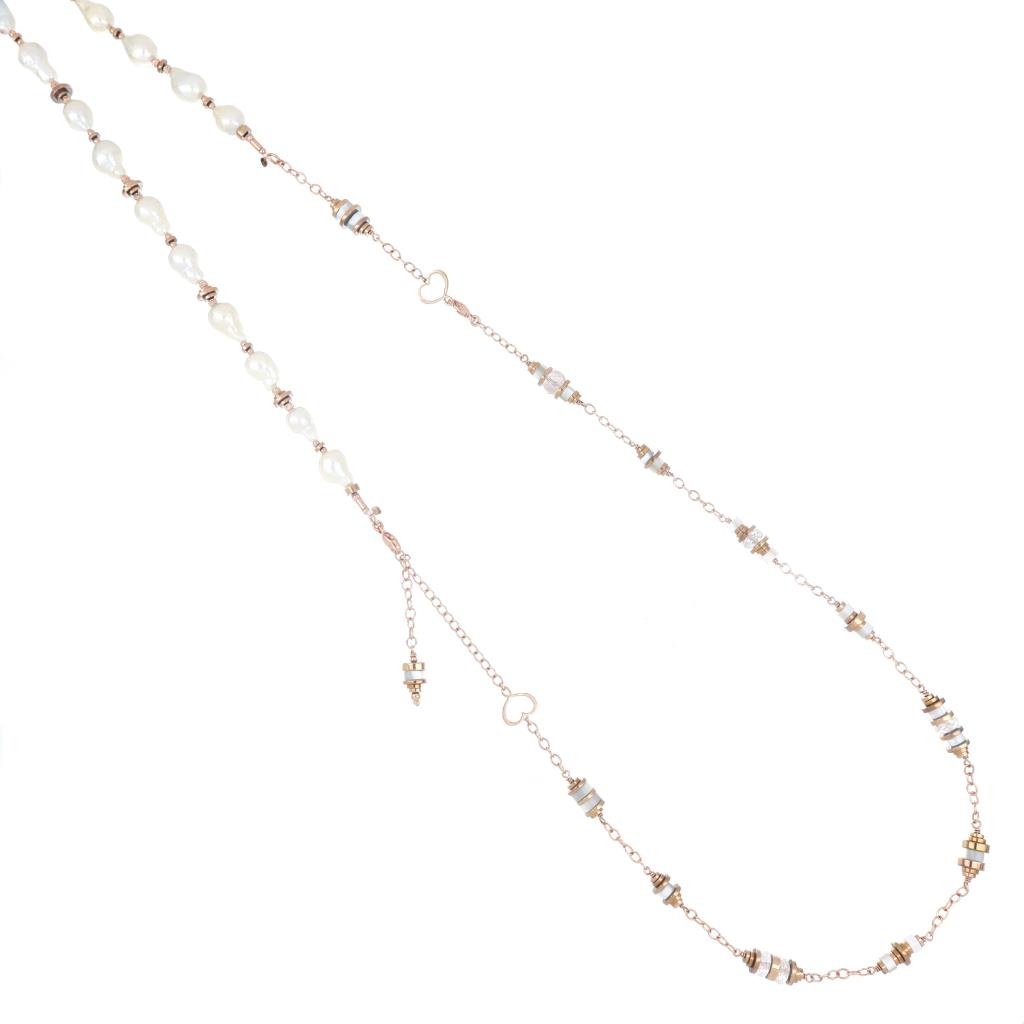 Collana doppia perla scaramazza dec&ograve; Maman et Sophie CLPES1 - MAMAN ET SOPHIE