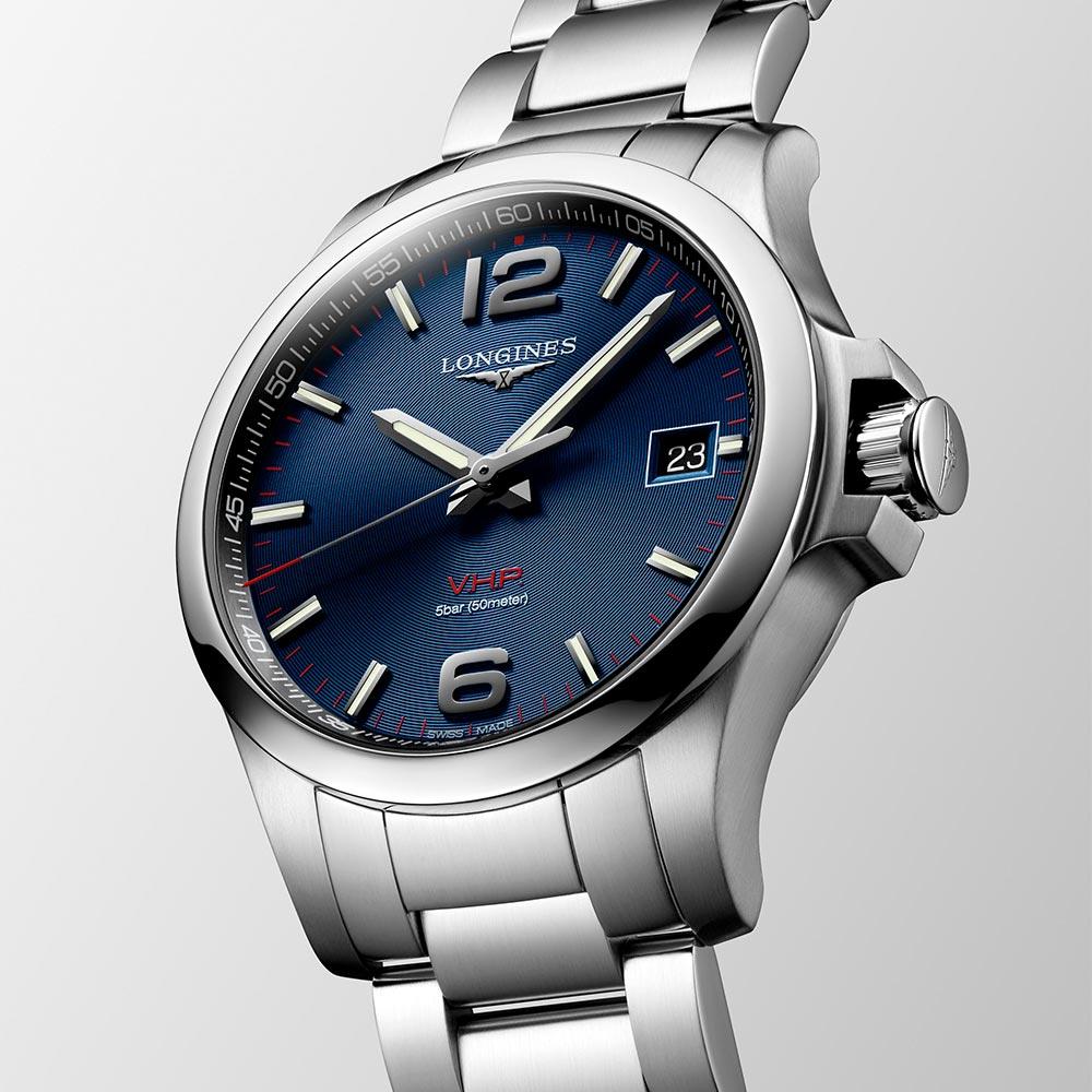  Longines Conquest L3.716.4.96.6 quartz 41,00 mm - LONGINES