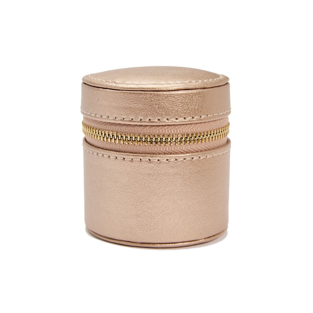  Rotolo doppio per orologi con custodia per gioielli - Oro rosa - WOLF