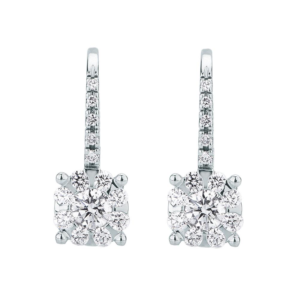  Orecchini monachella oro bianco diamanti ~0,71ct Mirco Visconti - MIRCO VISCONTI