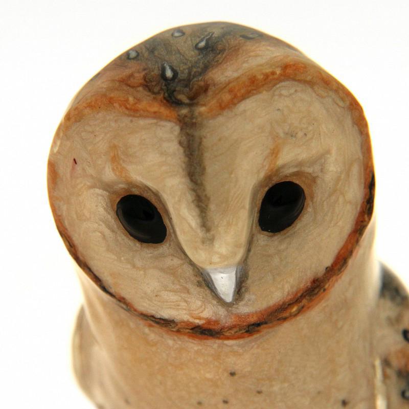  Barbagianni Gigante Soprammobile Medio argento 925 smalto - SATURNO