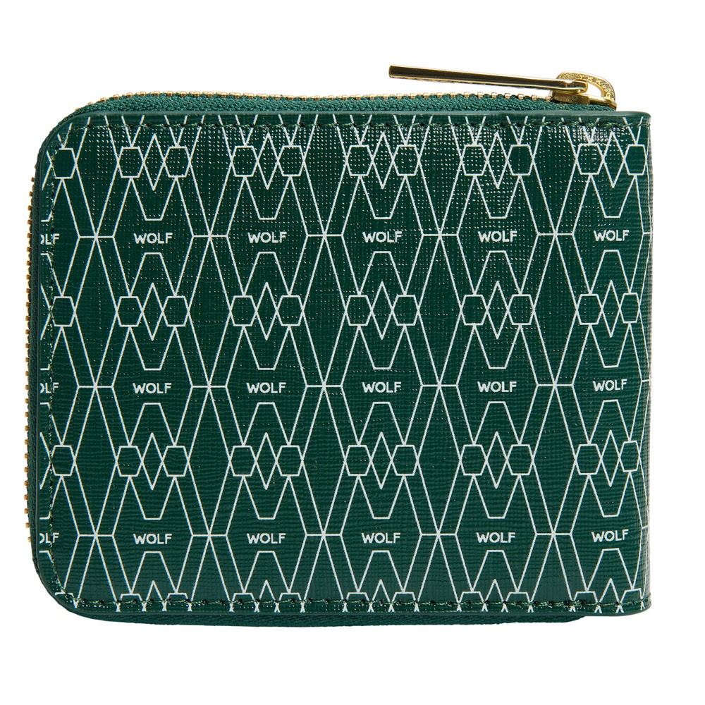  Wolf Zip Wallet - Green - WOLF