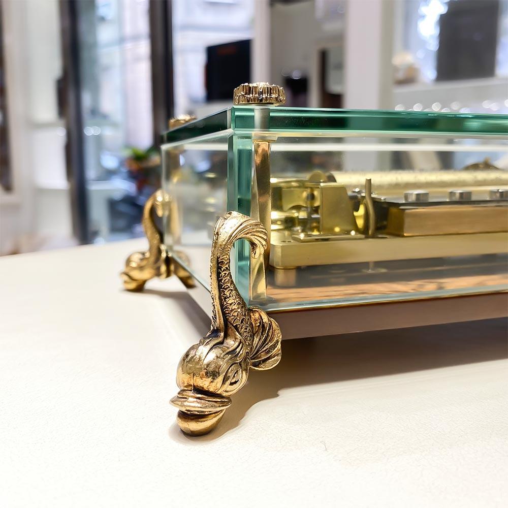  Carillon Reuge Music Dauphin cristallo tastiera 144 note - REUGE MUSIC