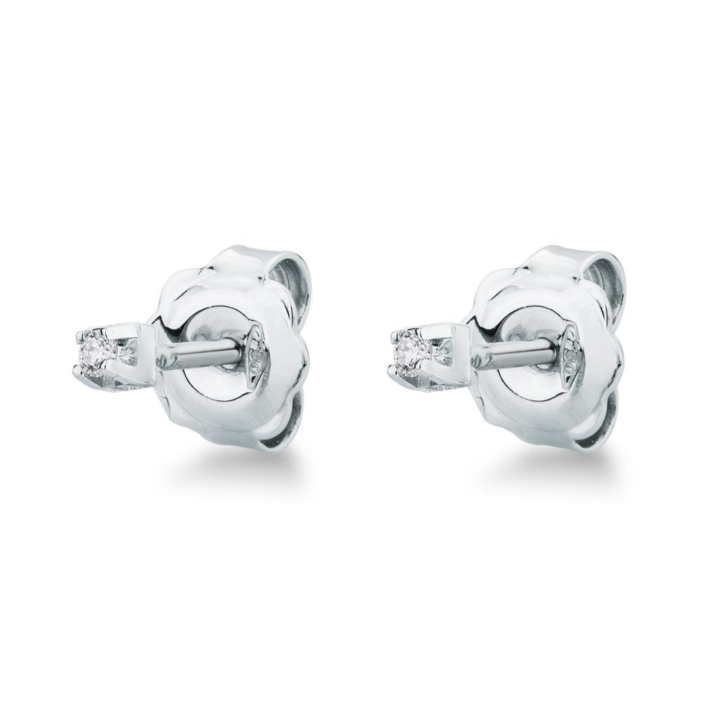  Solitaire diamond stud earrings square 0,04ct Mirco Visconti - MIRCO VISCONTI