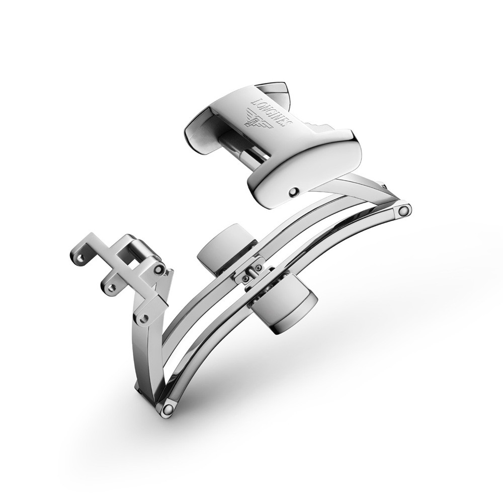 Fibbia deployante Longines 22mm originale acciaio - LONGINES