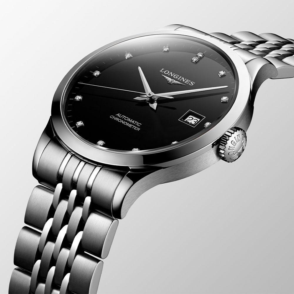 Longines Record L2.820.4.57.6 Automatic 38.50 mm - LONGINES