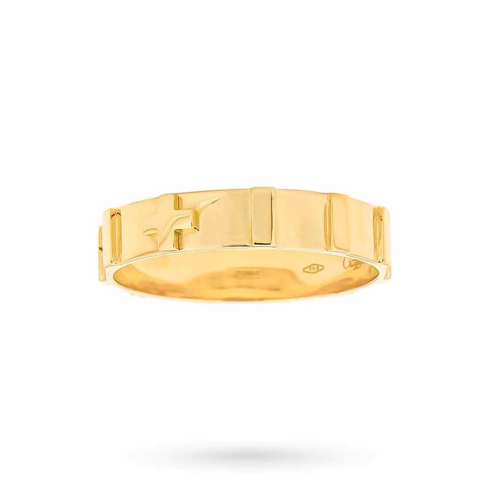  Fede nuziale Rosario oro giallo 18kt Misura 20-35 - CICALA