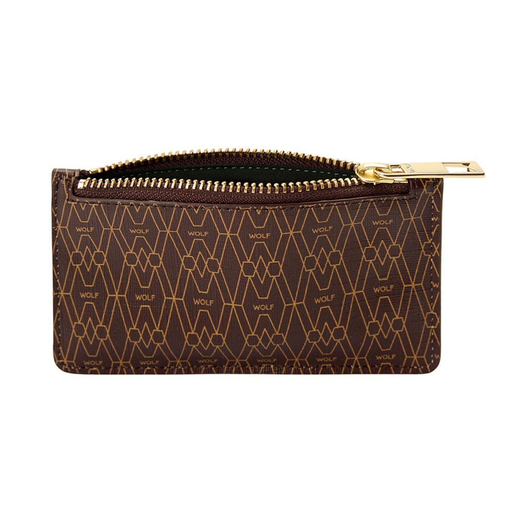  Portafoglio con cerniera - Marrone - WOLF
