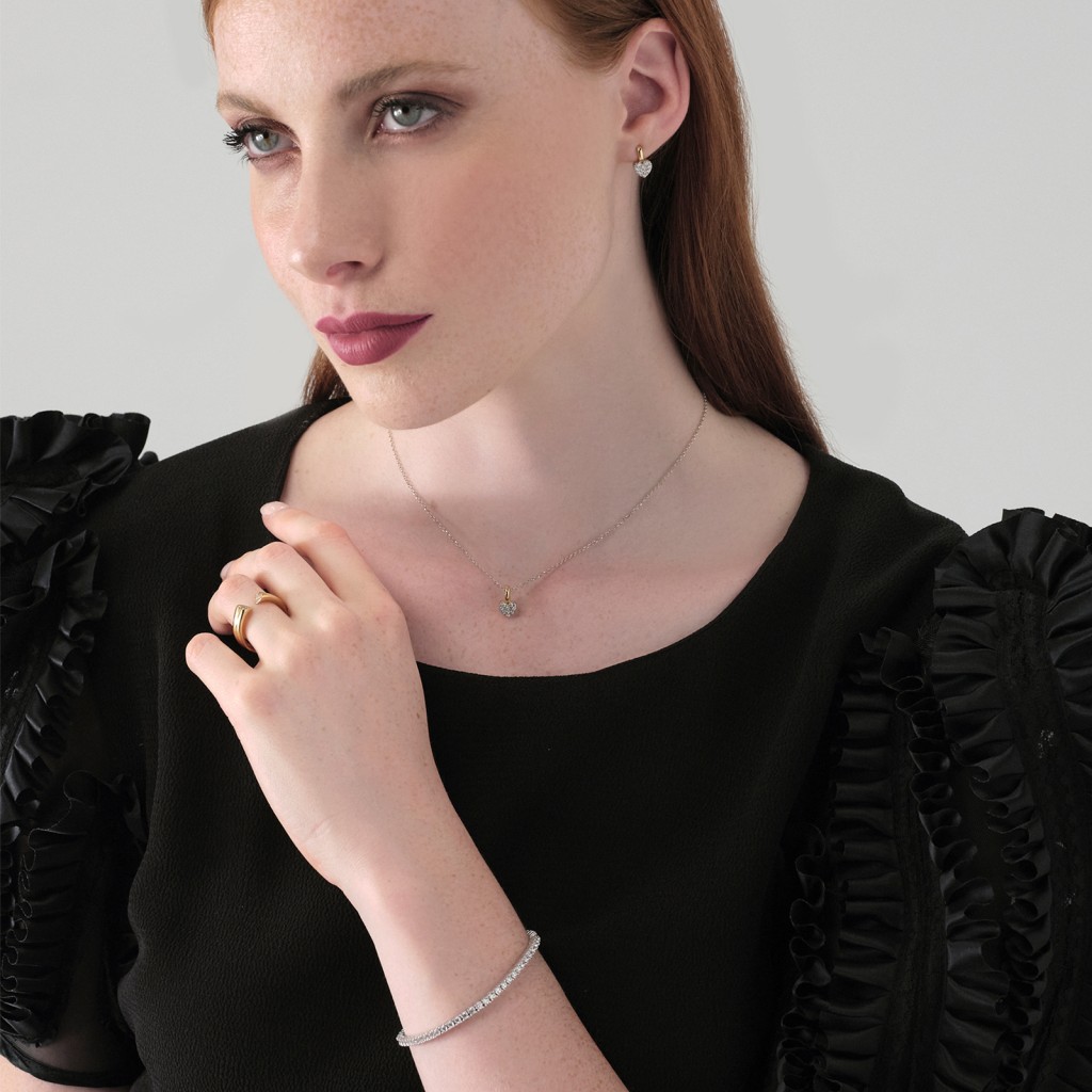 Bracciale Unoaerre 6363 Tennis in argento 17 cm - UNOAERRE