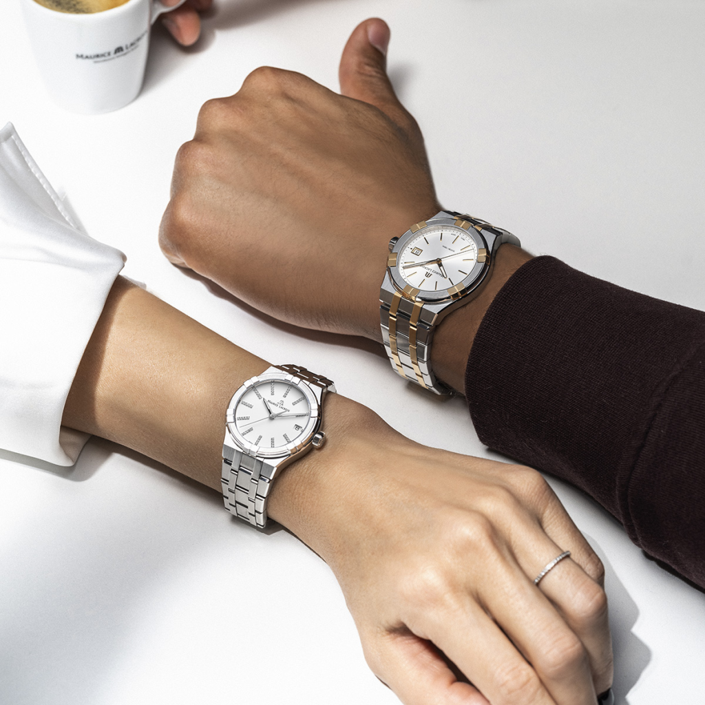  Maurice Lacroix Aikon Quartz Ø 40 mm AI1108-PVP02-130-1 - MAURICE LACROIX