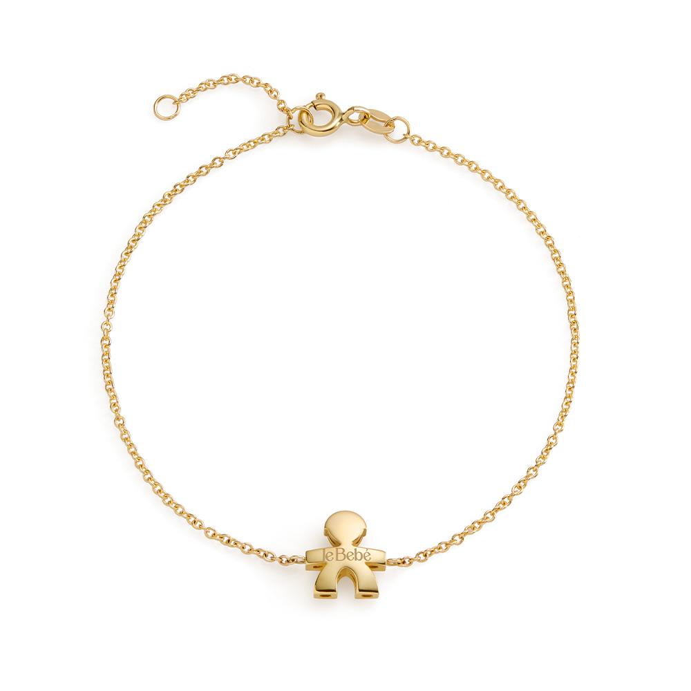 Bracciale leBebe LBB906 sagoma bimbo oro giallo 18kt - LE BEBE