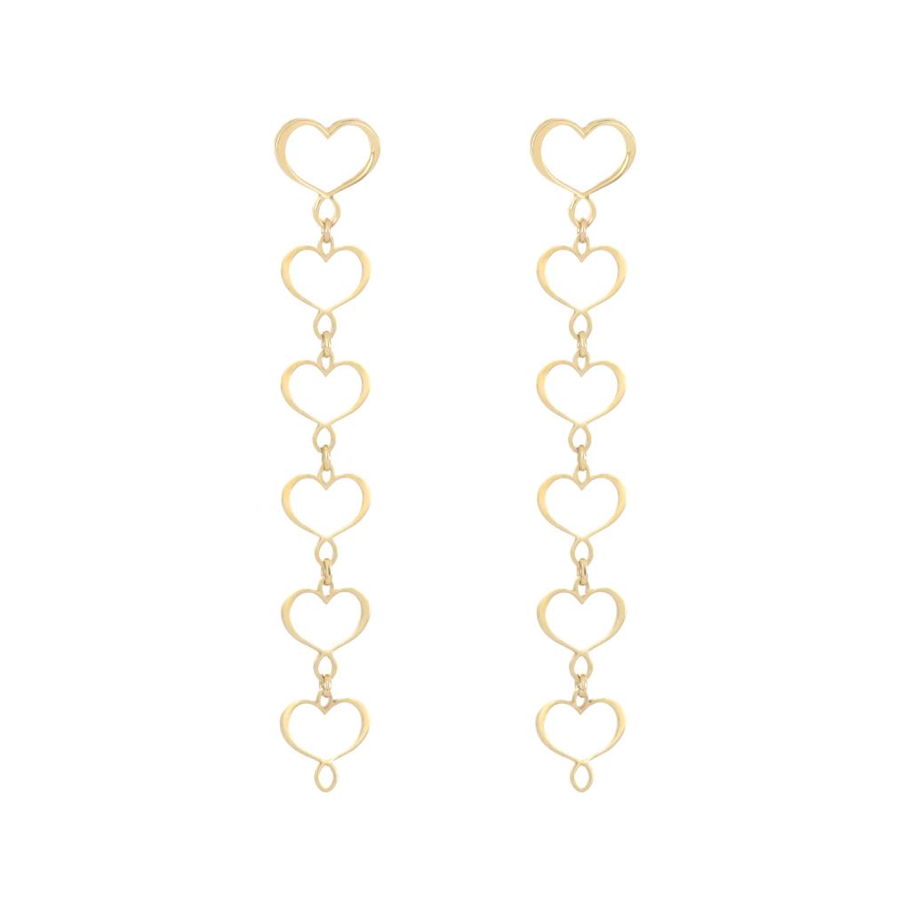 Orecchini (coppia) 6 cuori Maman et Sophie ORMAM46GI - MAMAN ET SOPHIE