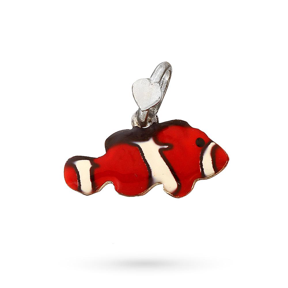 Ciondolo Pesce Pagliaccio Rosso Dodo Mariani argento 925 - DODO MARIANI
