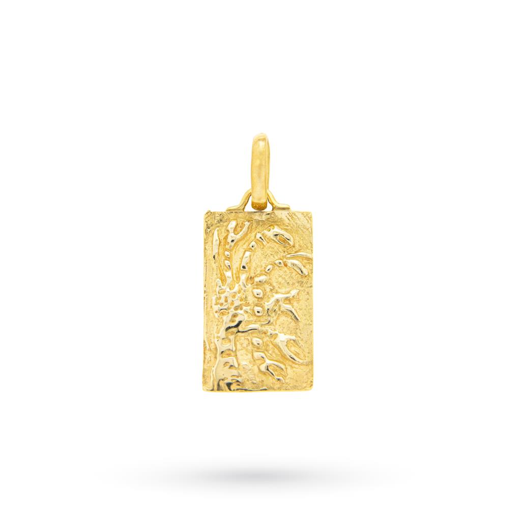 Ciondolo simbolo zodiacale CANCRO oro giallo 18kt - LUSSO ITALIANO