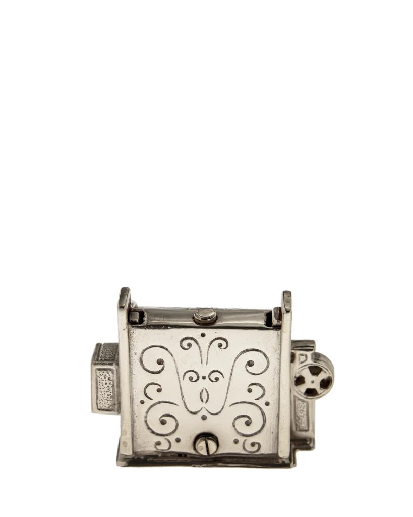  Cash register ornament in brunished silver - LUSSO ITALIANO