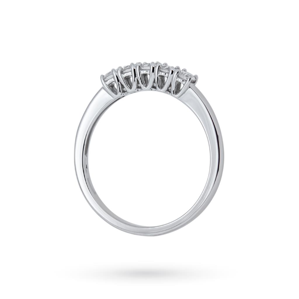  White gold riviera ring 5 diamonds ~0,30ct Mirco Visconti - MIRCO VISCONTI