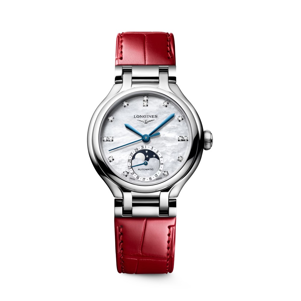 Longines PrimaLuna Moonphase L8.126.4.87.2 Automatico 34 mm - LONGINES