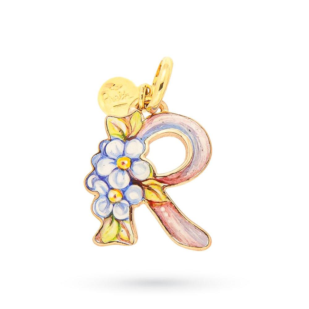 Ciondolo Iniziale R Gabriella Rivalta Non ti scordar di me - GABRIELLA RIVALTA