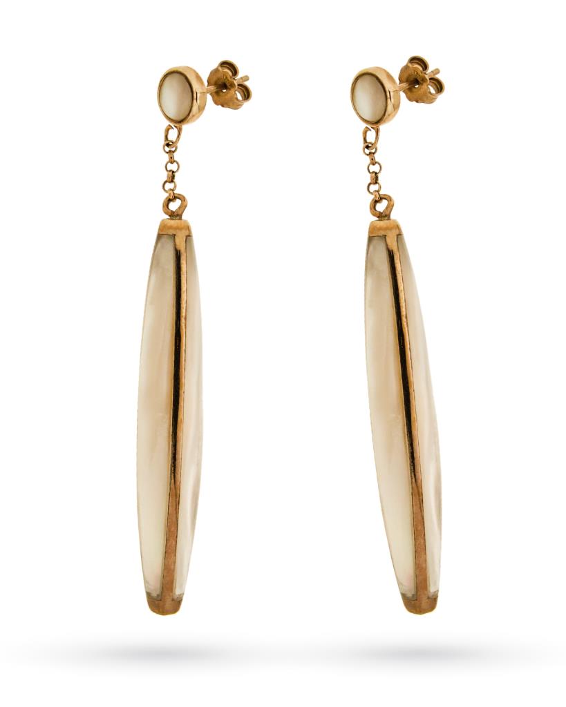 Orecchini pendenti con madreperla di Adami e Martucci  - 