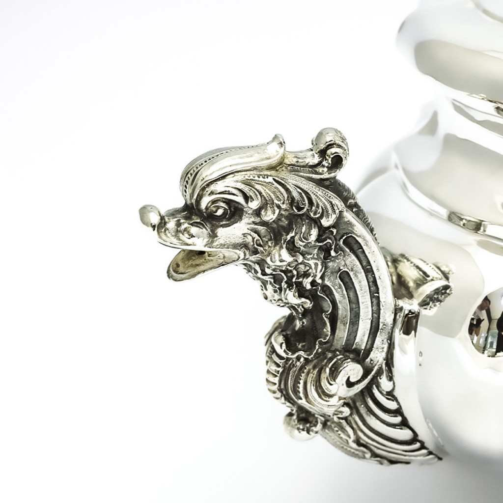  Three-piece 800 silver tea set, Cesa 1882 - CESA 1882